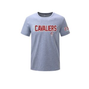 Cavaliers 23 James Gray Tee Blue 5753