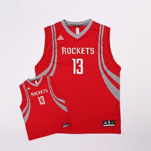 2016 Houston Rockets Harden 13 Uniform Red 6433