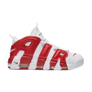 Nike Air More Uptempo White Varsity Red White 414962 100