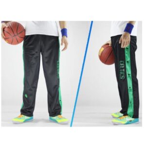 Boston Celtics Snap-on Basketball Pants 6145