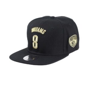 Deron Williams 8 Flipside Snapback Baseball Cap 6554