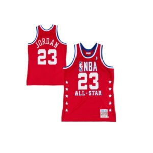 1988-89 Jordan #23 All-Star Red Basketball Jersey 6988