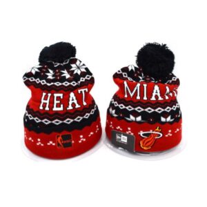 Miami Heat hat with pompom 9245