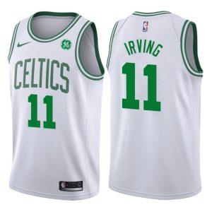 2017-18 Irving Celtics #11 Association White Basketball Jersey Brown 11315