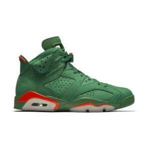 Air Jordan 6 Retro NRG Green Suede Gatorade Sneakers AJ5986 335