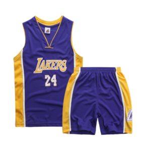 Children's uniform LA Lakers 24 purple Cream 14653