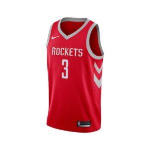 2017-18 Chris Paul Rockets #3 Icon Red Basketball Jersey Orange 14522