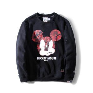 AAPE x Mickey Mouse sweatshirt Pink 17411