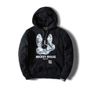 AAPE x Mickey Mouse Hoodie Black black 17585