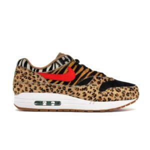 Atmos x Nike Air Max 1 Animal Pack 2.0 2018 All Black Box Yellow AQ0928 700