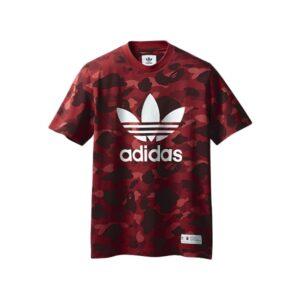 Bape x adidas adicolor Tee Raw Red Pink 17205