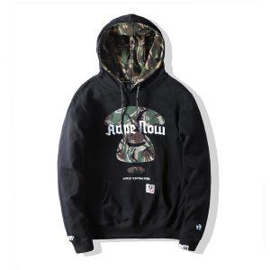 AAPE Now Hoodie Black black/camo 18937