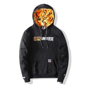 AAPE Universe Orange Camo Hoodie Red 18920