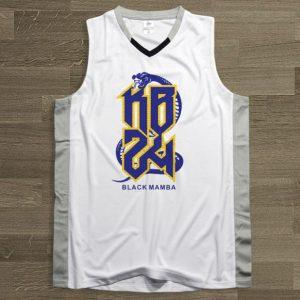 Sports jersey KB24 Black Mamba White Green 19119