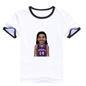 T-shirt Luis Scola 14 White T1 Grey 18586