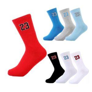 Sports socks Socks with number 23 Blue 19241