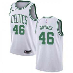 2017-18 Celtics Aron Baynes 46 Association Basketball Jersey White 19532