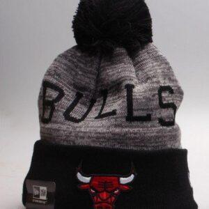 Bulls Black & Gray Knit Hat 2018 20331