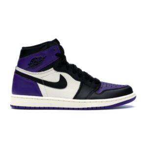 Air Jordan 1 Retro High OG Court Purple Sneakers 555088 501