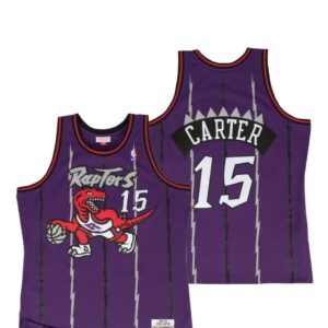 1998-99 Carter Raptors #15 Hardwood Classics Purple Basketball Jersey 22018