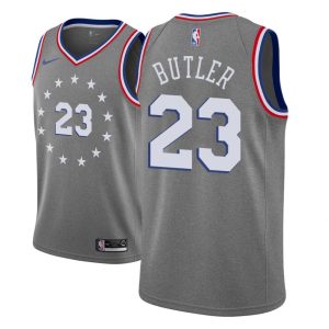 2018-19 Jimmy Butler 76ers #23 City Gray Basketball Jersey 23330