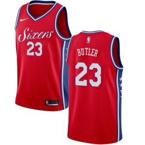 2018-19 Jimmy Butler 76ers #23 Statement Red Basketball Jersey Black 24259