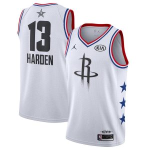 Basketball Jersey 2019 NBA All-Star James Harden Rockets #13 White Swingman Jersey 22996