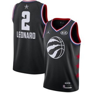 Basketball Jersey 2019 NBA All-Star Raptors Kawhi Leonard #2 Black Swingman Jersey 22975