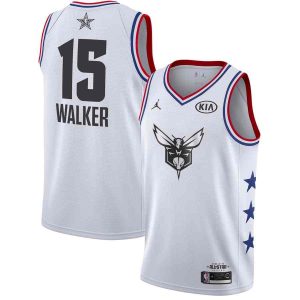 Basketball Jersey 2019 NBA All-Star Hornets Kemba Walker #15 White Swingman Jersey 22623