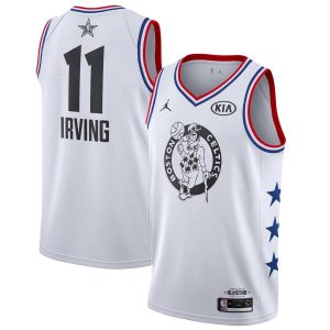 Basketball Jersey 2019 NBA All-Star Kyrie Irving Celtics #11 White Swingman Jersey 23039