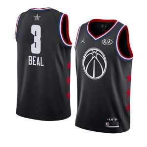 Basketball Jersey 2019 NBA All-Star Wizards Bradley Beal #3 Black Swingman Jersey 26369