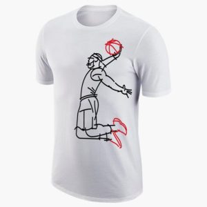 Lebron Dry LBJ Famous Tee White 24778