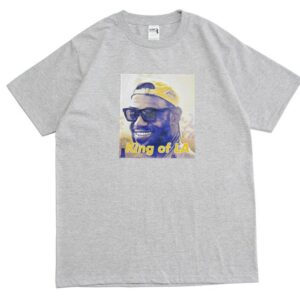 T-Shirt 2019 James Lebron King of LA Tee Gray Green 29087