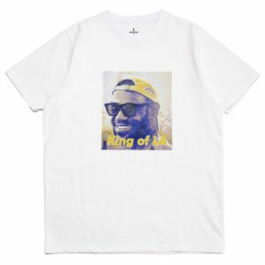 T-Shirt 2019 James Lebron King of LA Tee White 29080