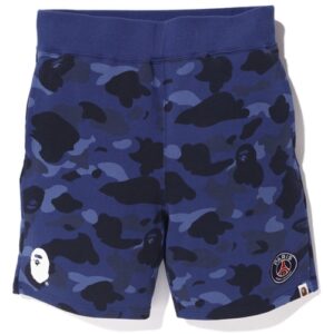 BAPE x PSG Sweat Shorts Navy 27760