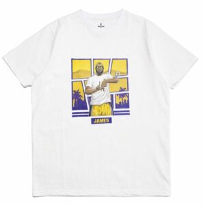 James 23 Los Angeles Tee White 29105