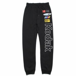 Sweatpants Forever 21 x Kodak Pants Black White 30016