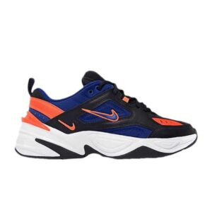 Nike M2K Tekno Black Deep Royal Blue Bright Crimson Sneakers AV4789 006