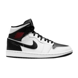 Sneakers Wmns Air Jordan 1 Mid White Black BQ6472 101