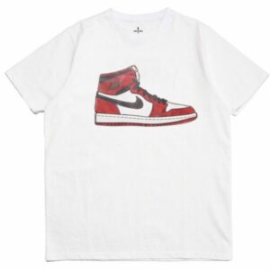 T-shirt 2019 Air Jordan 1 Tee White Chicago White 33138