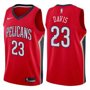 2017-18 Anthony Davis Pelicans #23 Statement Red Basketball Jersey 39885