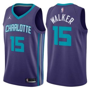 2017-18 Kemba Walker Hornets #15 Statement Purple Basketball Jersey 39825