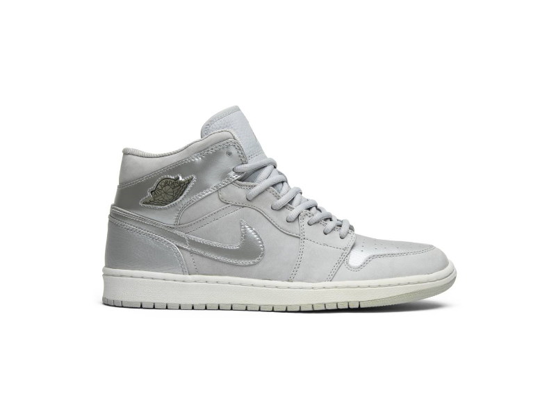 Air Jordan 1 Retro Mid Metallic Silver 2001 136065 001