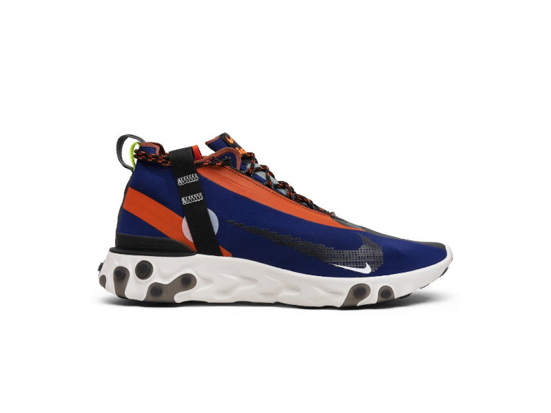 Nike React Runner Mid WR ISPA Blue Void Team Orange AT3143 400