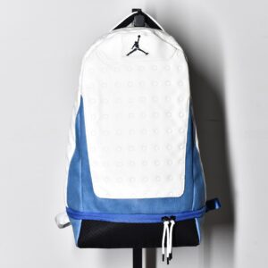 Air Jordan Retro 13 Backpack White Blue 49236