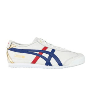 ASICS Mexico 66 White Blue Red Metallic Gold D507L 0152