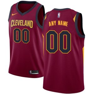 2019-20 Cleveland Cavaliers Swingman Custom Maroon Basketball Jersey – Icon Edition White 52857