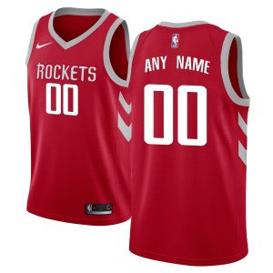 2019-20 Houston Rockets Swingman Custom Red Icon Edition Basketball Jersey Violet 54435