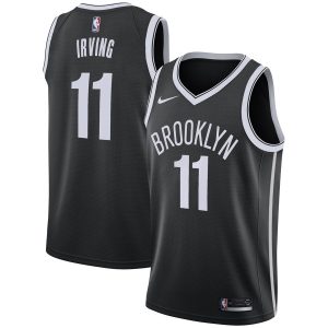 2019-20 Kyrie Irving Brooklyn Nets Swingman Basketball Jersey Black Icon Edition 52612