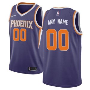 2019-20 Phoenix Suns Swingman Custom Purple Icon Edition Basketball Jersey Grey 54773